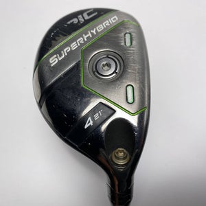 Callaway EPIC Super 4 Hybrid 21* AeroTech Steelfiber fc65 F2 Senior RH
