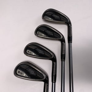 Adams Idea Tech V4 Forged Iron Set 6-9 Bassara 60x5ct Regular Graphite Mens RH