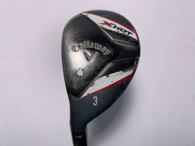 Callaway X Hot 19 3 Hybrid 19* 70g Stiff Graphite Mens LH