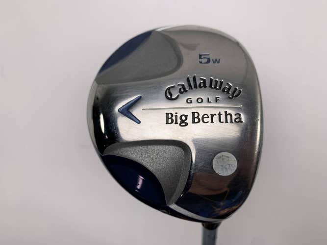 Callaway 2008 Big Bertha 5 Fairway Wood 18* Aldila Ladies 50g Ladies Graphite RH