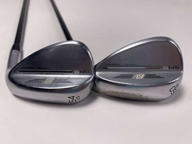 Titleist Vokey SM9 Tour Chrome Wedge Set 54* 10 | 60* 12 Tensei Red Mens RH