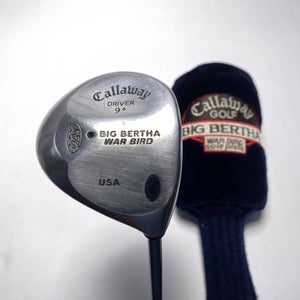 Callaway Big Bertha Warbird Driver 9* RCH 90 Firm Graphite Mens RH