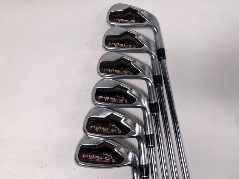 Callaway Diablo Forged Iron Set 4-9 KBS Tour Stiff Steel Mens RH