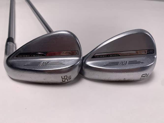 Titleist Vokey SM10 Tour Chrome Wedge Set 56* 10 | 60* 10 Project X Mens RH +.5"