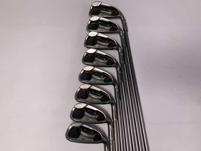Ping G20 Iron Set 4-PW+GW Gold Dot 4* Flat TFC 169 I Stiff Graphite Mens RH