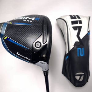 TaylorMade SIM2 MAX Driver 10.5* Fujikura Ventus Blue 5-S Stiff Mens RH HC