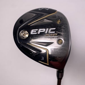 Callaway EPIC Flash Star 3 Fairway Wood 15*  ATTAS Speed Series 40g Senior RH