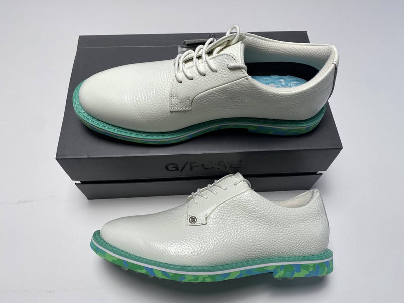 G/Fore Camo Accent Collection Gallivanter Golf Shoes White Green 10 (G4MS23EF02)