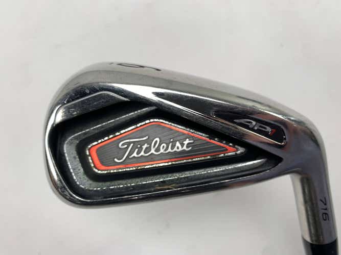 Titleist 716 AP1 Single 6 Iron Mitsubishi Rayon Kuro Kage 65g Senior RH