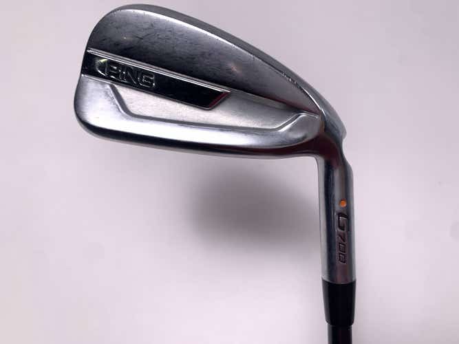 Ping G700 Single 6 Iron Orange Dot 2* Flat TFC 80 i Senior Graphite Mens RH