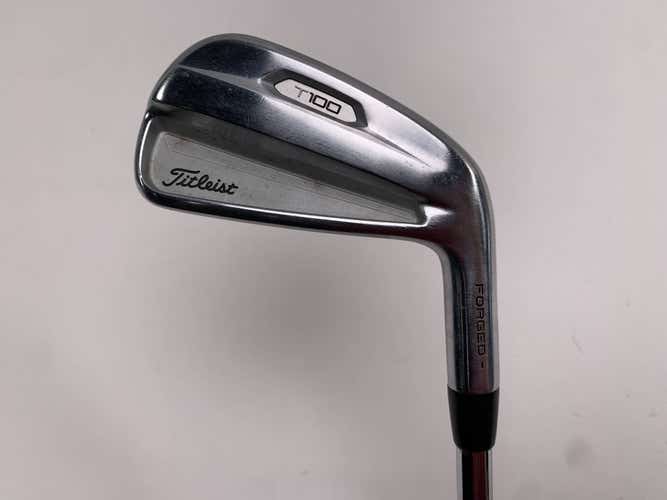 Titleist T100 2021 Single 5 Iron True Temper AMT Black S300 Stiff Steel Mens RH