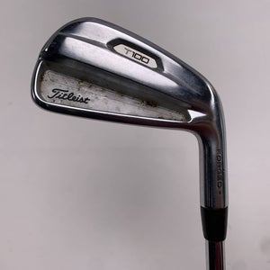 Titleist T100 2021 Single 4 Iron True Temper AMT Black S300 Stiff Steel Mens RH