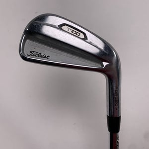 Titleist T100 2021 Single 6 Iron True Temper AMT Black S300 Stiff Steel Mens RH
