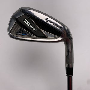 TaylorMade SIM2 MAX Single 6 Iron KBS Max MT 85g Regular Steel Mens RH
