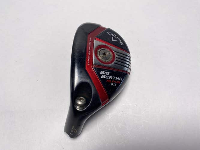 Callaway Big Bertha Alpha 815 3 Tour Issue Hybrid 20* HEAD ONLY Mens LH