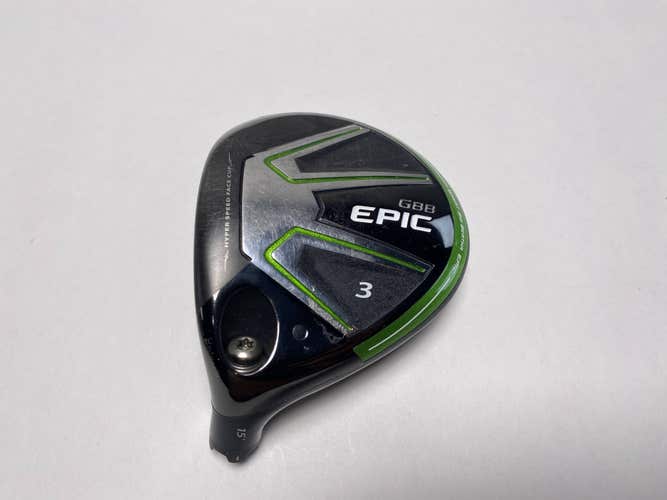 Callaway GBB Epic 3 Tour Issue Fairway Wood 15* HEAD ONLY Mens LH