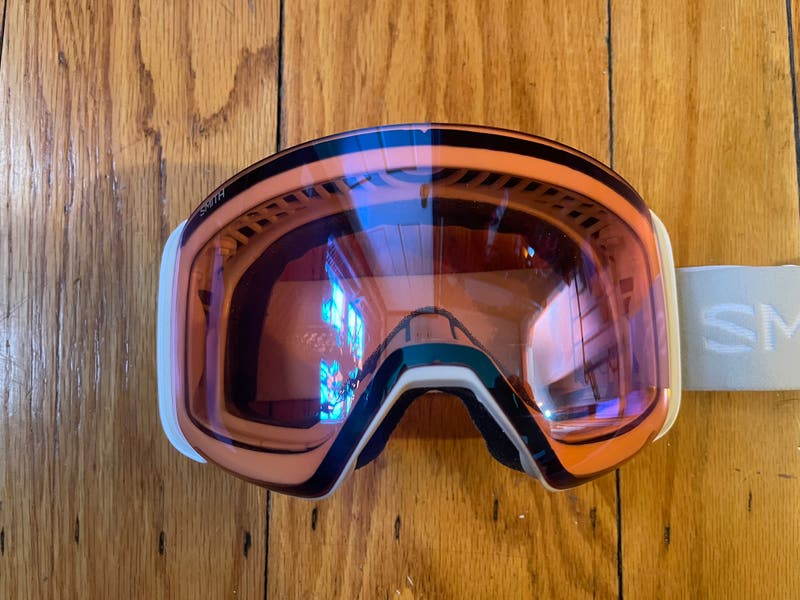 Smith 4D Mag Goggles - White Vapor w/ Rose Flash Lens