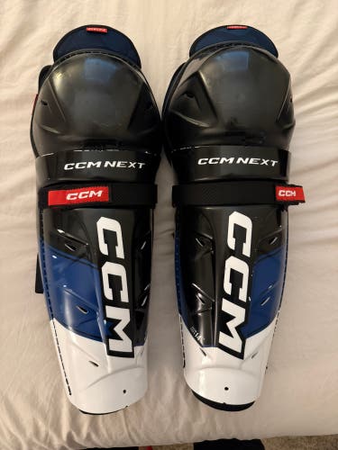 Senior CCM Next 14" Shin Pads (Used)