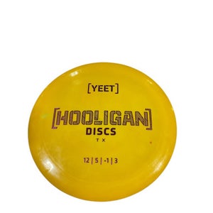 Used HOOLIGAN YEET Disc Golf Driver Yellow 11834-S000044242