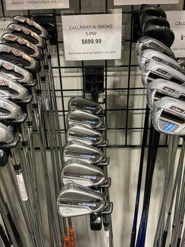 Used Callaway AI SMOKE PARADYM Mens Iron Set RH 5I-PW 11834-S000044227