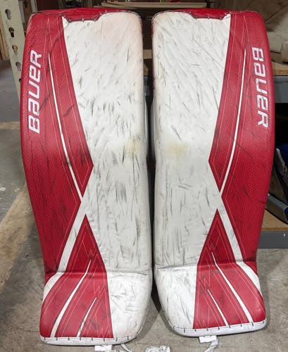 34" Senior Bauer Supreme UltraSonic Goalie Leg Pads (Used)