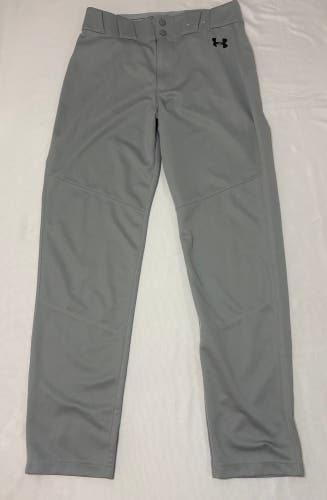 Gray Unisex Medium Youth Under Armour Game Pants (Used)