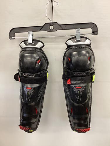 Used Bauer VAPOR SHIFT PRO Intermediate Shin Guards Black 12" 11851-S000041758