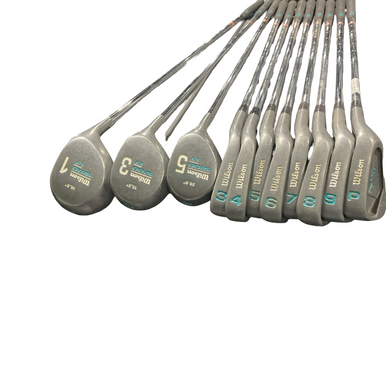 Used Wilson 1200 LT IRON AND WOOD SET Womens Iron Set RH 3I-PW 11834-S000028662