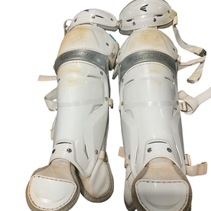 Used Easton JEN SCHRO SHIN GUARDS Catchers Leg Guards White Adult 11834-S000044007