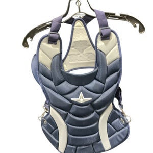 Used All Star HEIRESS CHEST PROTECTOR Catchers Chest Protector Navy Blue Adult 11834-S000044058