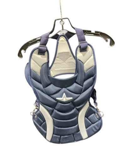 Used All Star HEIRESS CHEST PROTECTOR Catchers Chest Protector Navy Blue Adult 11834-S000044058