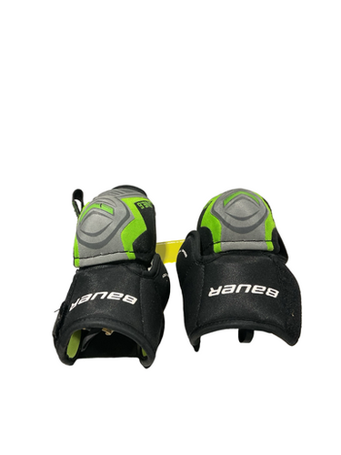 Used Bauer BAUER ONE.6 Junior Elbow Pads Black And Neon Green LG 11834-S000044067