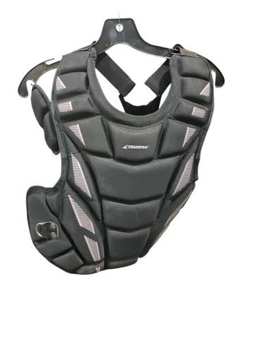 Used Champro BLACK CATCHER CHEST GUARD Catchers Chest Protector Black Junior 11834-S000044140