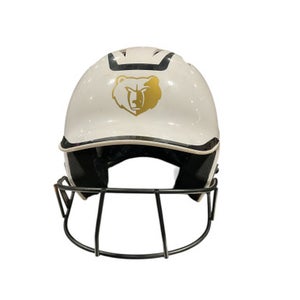 Used Champro JR 6-7 HELMET Batting Helmet Mask White One Size 11834-S000044141