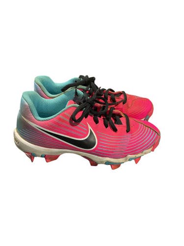 Used Nike FASTFLEX PINK/BLUE CLEATS BB/SB Cleats Pink Junior 02 11834-S000044145