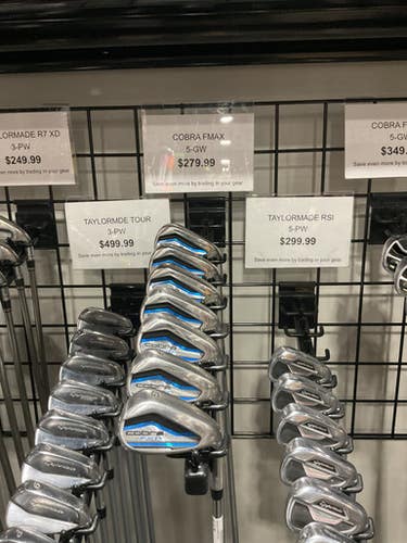 Used Cobra FMAX Mens Iron Set RH 5I-GW/AW 11834-S000043909