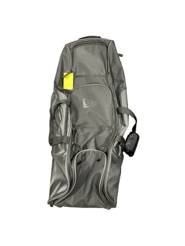 Used New Era WHEELED CATCHER BAG BB/SB Player Wheeled Bag Black 11834-S000043925