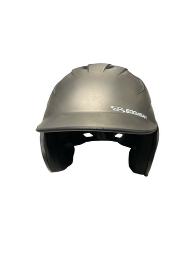 Used BoomBah BB HELMET GREY Batting Helmet No Mask Grey SM 11834-S000043927