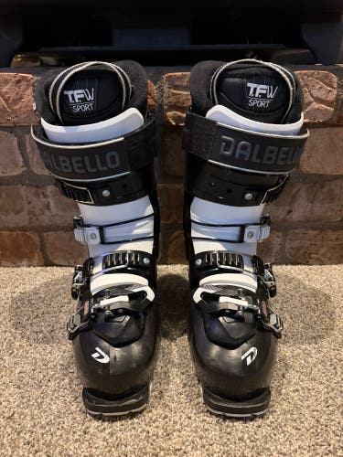 Mondo 25 & 25.5 Women's Dalbello Panterra 75 298mm All Mountain Ski Boots Soft Flex (Used)