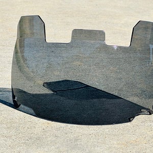 CLEAR BLACK SCOOP VISOR