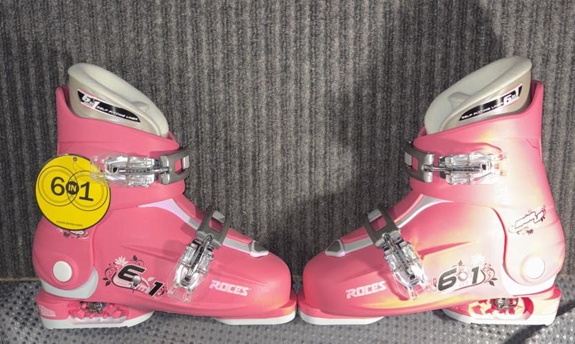 Roces IDEA Up Adjustable Youth Ski Boots | Size 19.0 - 22.0 MP