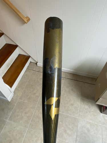 2024 DeMarini Voodoo One Alloy BBCOR Certified Bat (-3) 29 oz 32 Inches w New Lizard Skin Grip Used