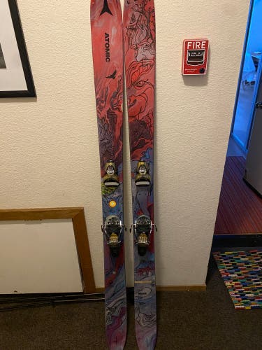 2023 Atomic Bent Chetler 110 188 cm Powder Skis With Bindings Max Din 15 (Used)