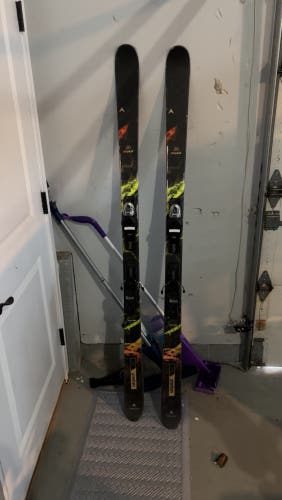 Unisex 2023 Dynastar Menace 178 cm All Mountain Skis With Bindings Max Din 10 (Used)