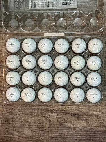 24 Titleist Pro V1 Golf Balls - 5A MINT CONDITION ONLY