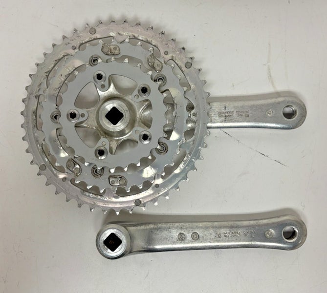Vintage Shimano Deore FC-MT60 170mm 48/38/26 Aluminum Triple