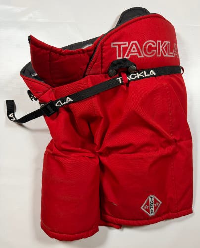 Red EX-PP 33 Junior Medium Tackla Hockey Pants