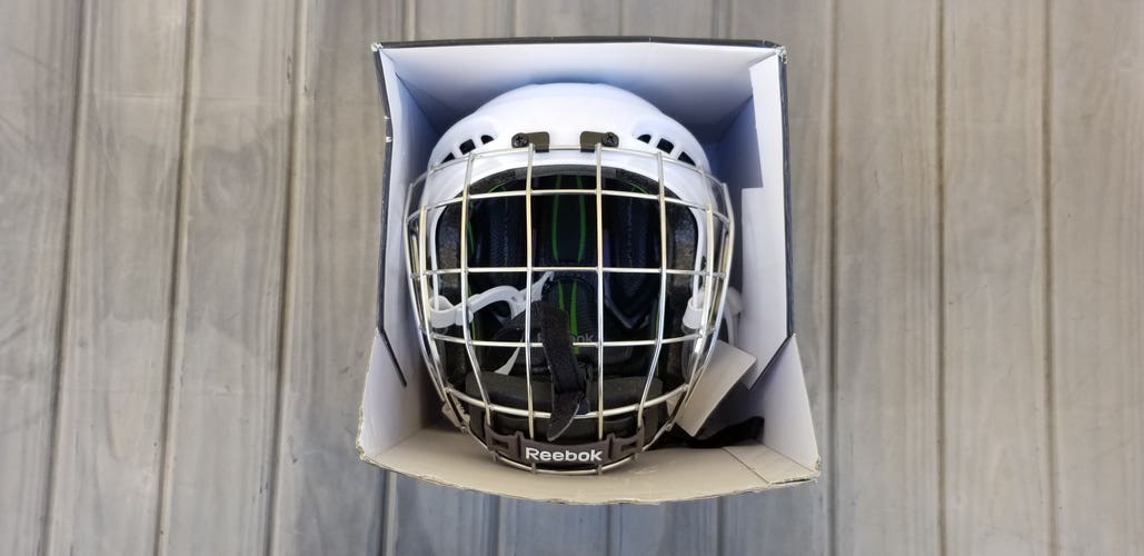 Reebok HT11KO Combo Helmet White