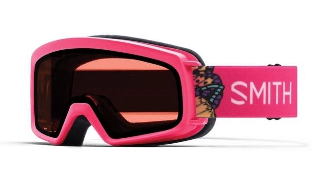Smith Rascal Youth Small Ski Goggles Crazy Pink Butterflies