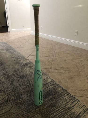 2025 Rawlings Icon USSSA Certified Bat (-10) 18 oz 28" (Used)